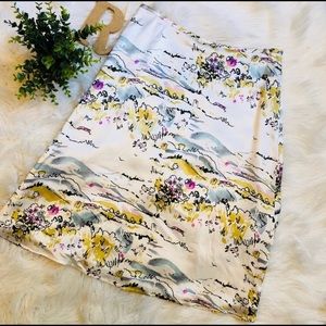 Silk Midi Skirt